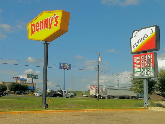 on a journey past truck stops, drive-thru's, and fake food I'm heading to San Antonio, TX